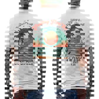 Greeting From The Gulf Of Usa America Trump Patriotic Men's T-shirt Back Print - Seseable
