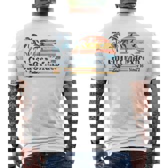 Gulf Of Mexico Since 1672 Retrointage Beach S T-Shirt mit Rückendruck - Geschenkecke