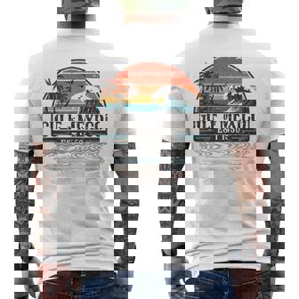 Gulf Of Mexico Retro Vintage Beach Men's T-shirt Back Print - Thegiftio UK