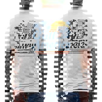 Gulf Of Us America Est 2025 Retro Vintage Beach Men's T-shirt Back Print | Mazezy