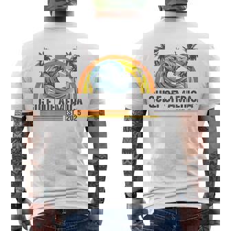 Gulf Of Usa America Vintage Beach America's Gulf Mexico Men's T-shirt Back Print - Seseable