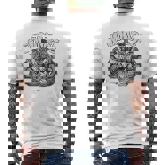 Gympanse Gym Mono Chimpancé Fitness Coach Gym Parte Trasera Camiseta Hombre Estampado Espalda - Regaloses
