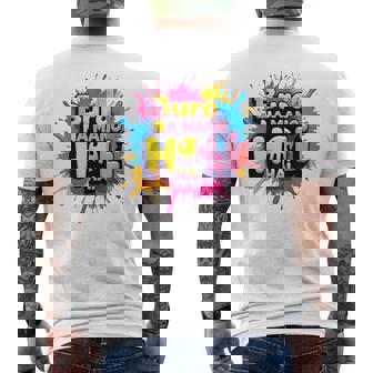 Happy Holi Festival India Colors Cool Bura Na Mano Holi Hai Men's T-shirt Back Print | Seseable UK