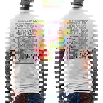 Having Fun Isn't Hard When You've Got A Library Card Men's T-shirt Back Print - Monsterry
