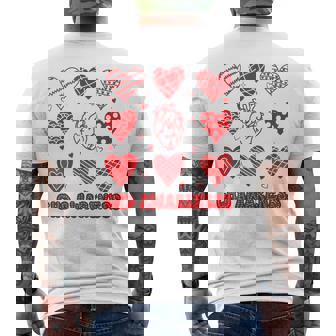 Heart Warrior Chd Congenital Heart Defects Chd Awareness Men's T-shirt Back Print - Seseable