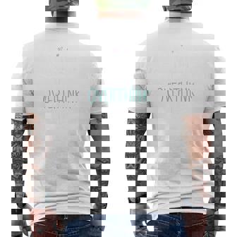 Hold On Let Me Overthink This Saying Sarcastic Men's Back Print T-Shirt - Monsterry