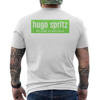 Hugo & Spritz My Kind Of Wellness Summer Cocktail Sparkling Team T-Shirt mit Rückendruck - Geschenkecke