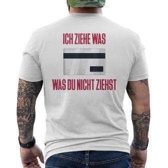 Ich Ziehe Was Du Nicht Ziehst Slogan Tekk Hardtekk Raven T-Shirt mit Rückendruck - Geschenkecke