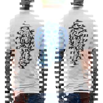 Icy ManBot Robot AI Robotics Engineers Men's Back Print T-Shirt - Monsterry