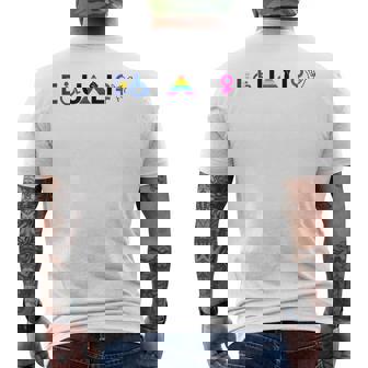 Igualdad Igualdad De Derechos Lgbtq Aliado Unity Pride Camiseta Hombre Estampado Espalda - Regaloses