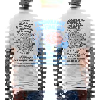 Iih Warrior Personally Victimized By My Cerebrospinal Fluid Men's T-shirt Back Print - Seseable