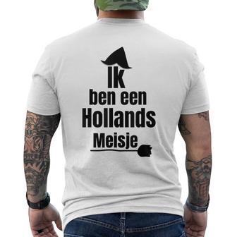 Ik Ben Een Hollands Meisje Holland Costume Carnival Cologne T-Shirt mit Rückendruck - Geschenkecke