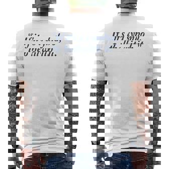 If It's a Symbol To Hell With It Trends And Men's Back Print T-Shirt - Monsterry