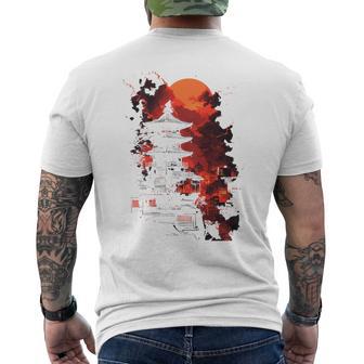 Japanischer Ninja Backprint T-Shirt mit Rückendruck - Geschenkecke