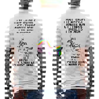 Je Déteste Quand Les Gens Ne Peuvent Pas Leurs Actions Mais Neoient Pas Le Mauvais T-shirt imprimé au dos - Cadeauxyz