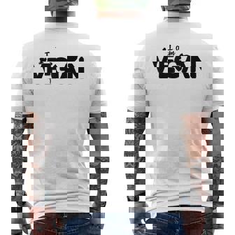 Je Suiségétalien egan T-shirt imprimé au dos - Cadeauxyz