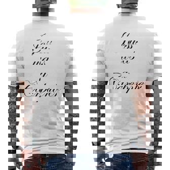 Jesus Was A Carpenter Citation Humoristique Référence Historique T-shirt imprimé au dos - Cadeauxyz