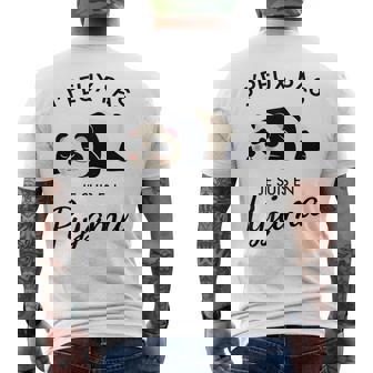 J'peux Pas Je Suis En Pyjama Ours Papa Dab T-shirt imprimé au dos - Cadeauxyz