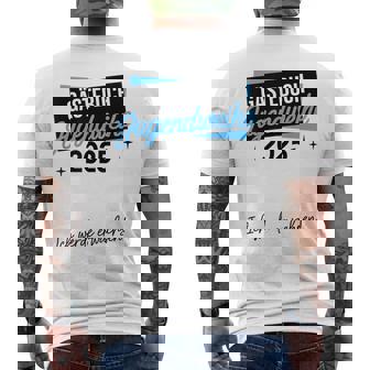 Jugendweihe 2025 Guest Book I Will Adult S T-Shirt mit Rückendruck - Geschenkecke