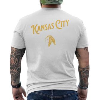 Kansas City Retro Vintage Classic Missouri Kc Men's T-shirt Back Print - Thegiftio UK