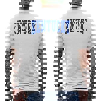 Kentucky Throwback Classic Men's T-shirt Back Print | Mazezy