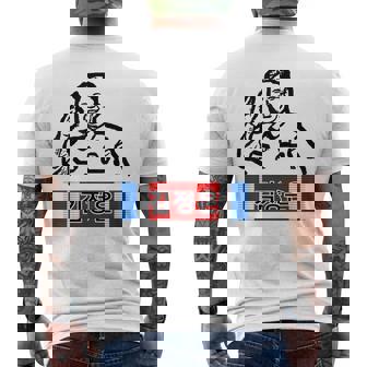 Kim Jong-Un Corée Du Nord Ruban Dprk Rouge Blanc Bleu T-shirt imprimé au dos - Cadeauxyz