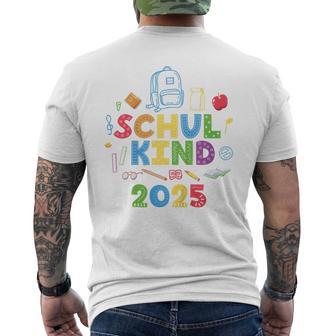 Kinder Einschulung 2025 Schulkind 2025 T-Shirt mit Rückendruck - Geschenkecke