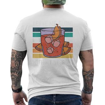 Leave Me Aloni With My Ni Italian Cocktail Ni Gray T-Shirt mit Rückendruck - Geschenkecke