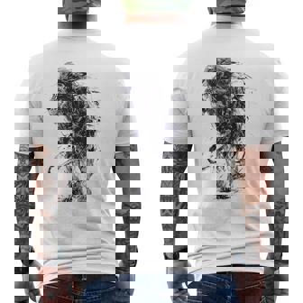 León Pintura Arte Animal Abstracto Dibujo Gráfico Camiseta Hombre Estampado Espalda - Regaloses