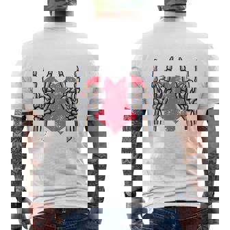 Let's Rock And Roll Musicintage Corazón Concierto Rock Manga Larga Camiseta Hombre Estampado Espalda - Regaloses