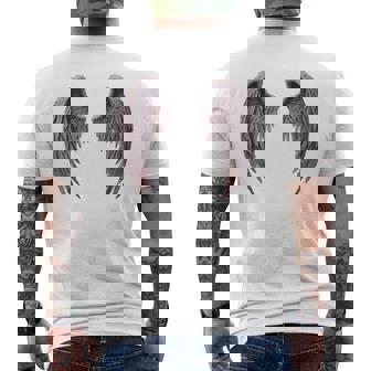 Lindas Alas De Ángel Solo Parte Trasera Camiseta Hombre Estampado Espalda - Regaloses