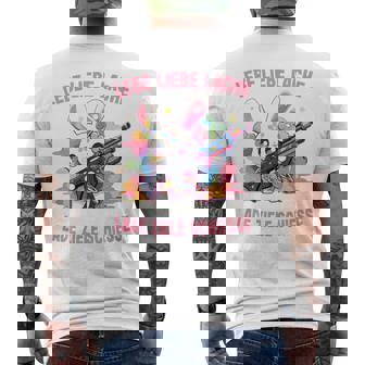 Live Love Laughter Wenn Das Nicht Hilft Lade Ziele Schieße T-Shirt mit Rückendruck - Seseable