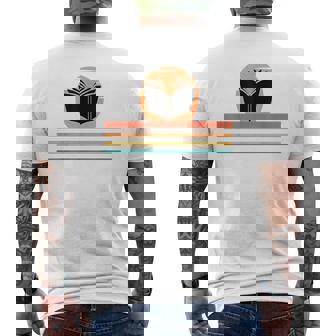 Livre Rétro Coucher De Soleil Pour Livre Nerd Bibliothèque Lectureintage T-shirt imprimé au dos - Cadeauxyz