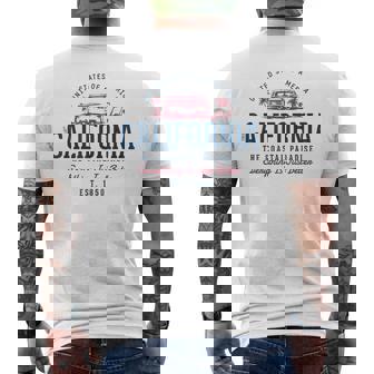 Look-Vintage Style Rétro États-Unis Californie T-shirt imprimé au dos - Cadeauxyz