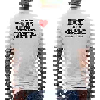 I Love My Bestie · I Heart My Bestie Best Friend Bff T-shirt imprimé au dos - Cadeauxyz