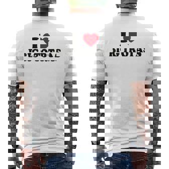 I Love Big Tortas Mexican Men Witty Meme Torta Pounder Men's Back Print T-Shirt - Monsterry
