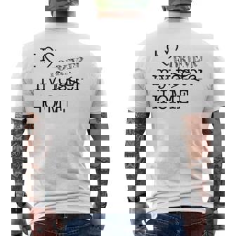 I Love My Forever Foster Home Adoption Family Love Tank Top Men's Back Print T-Shirt - Monsterry