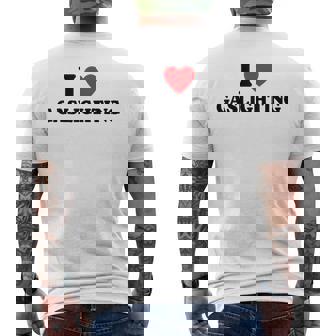 I Love Gaslighting I Heart Gaslighting Gaslight Lovers Men's Back Print T-Shirt - Monsterry