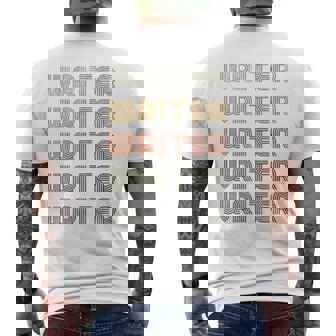 Love Heart Writer Grungeintage Style Noir Writer Manche Longue T-shirt imprimé au dos - Cadeauxyz