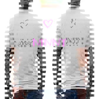I Love Being A Ninny Cute Cool Men's T-shirt Back Print | Seseable UK