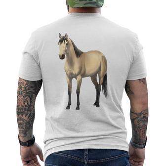 Magnifique Cadeau Pour Amoureux Des Chevaux En Peau De Daim Babeurre T-shirt imprimé au dos - Cadeauxyz
