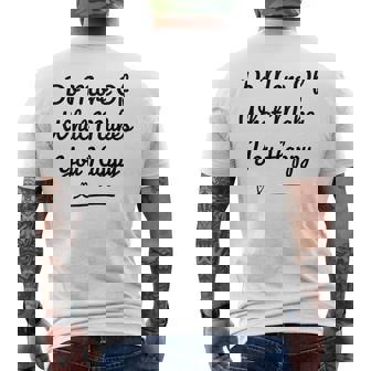 Do More Of What Makes You Happy Quotes Men's Back Print T-Shirt - Monsterry