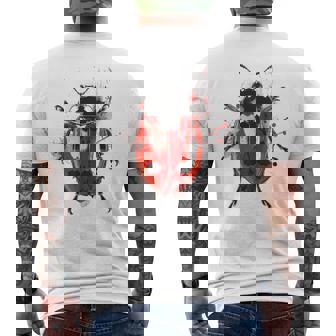 Mariquita Animal Abstracto Zoológico Dibujo Arte Pintura Mariquita Camiseta Hombre Estampado Espalda - Regaloses