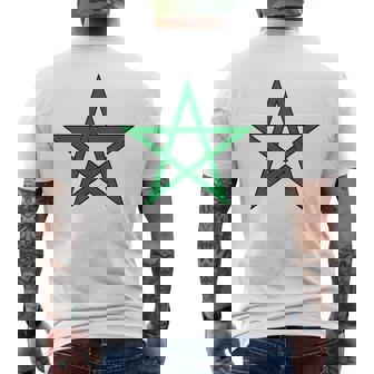 Marocain Fier Marocaine Fière Drapeau Maroc Cadeau Racine T-shirt imprimé au dos - Cadeauxyz