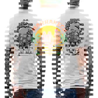 Marrakech Camel Sunset Morocco Lovers Men's Back Print T-Shirt - Monsterry