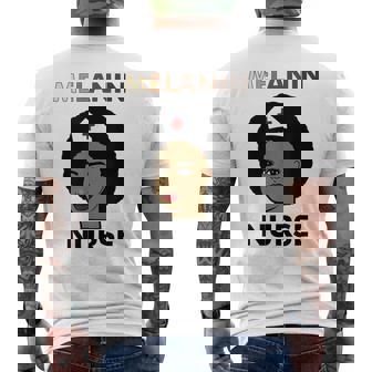 Mélanine Afro Infirmière Africaine Histoire Noire T-shirt imprimé au dos - Cadeauxyz