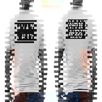 Militant Atheist Men's Back Print T-Shirt - Monsterry