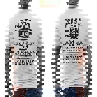 Millésime Avril 1945 Édition Limitée 80 Ans Cadeau Homme T-shirt imprimé au dos - Cadeauxyz