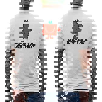 Mr Mr Strong Best Man Stag Do T-Shirt mit Rückendruck - Seseable