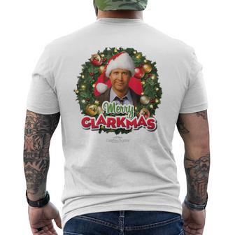 National Lampoon's Christmasacation Merry Clarkmas Blue T-Shirt mit Rückendruck - Geschenkecke